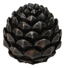 Cozy Pines Rustic Pinecone Figurine Small Woodland Pine Cone Tabletop Decor