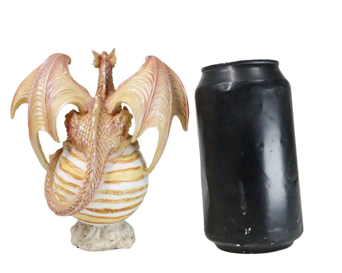 Solar Galaxy Planet Jupiter Terrestrial Guardian Beige Orange Dragon Figurine