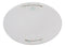 Set Of 6 Modern Yukino Hana Snowflakes Melamine Round Entree Dinner Plates 9"D