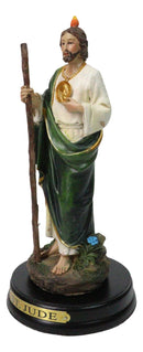 Saint Jude Thaddeus The Apostle With Holy Spirit Fire Figurine With Base 5.5"H