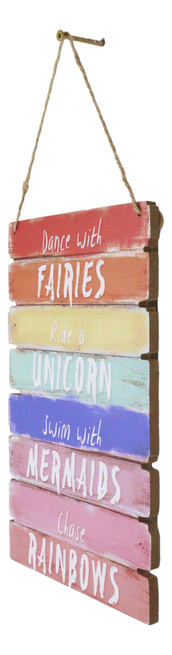 Dance With Fairies Ride A Unicorn Swim With Mermaids Chase Rainbows Wall Decor