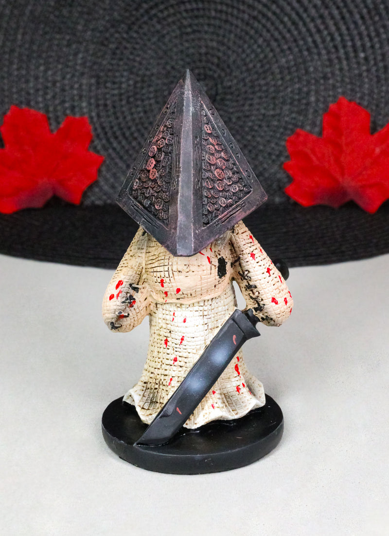 Silent Hill Pyramid Head Boss Villain Halloween Pinheads Monster Figurine