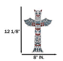 Tribal Native Indigenous Tiki Animal Totem Pole Wall Cross Decor Plaque