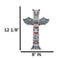 Tribal Native Indigenous Tiki Animal Totem Pole Wall Cross Decor Plaque