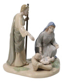 Christmas Nativity Holy Family Mary Joseph Jesus Bone China Porcelain Figurine