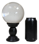 Wicca Occult Witchcraft Paranormal Witch Crystal Glass Gazing Ball On Stand