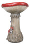 Enchanted Fairy Garden Cottage Inverted Toadstool Mushroom LED House Figurine