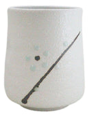 Pack Of 6 Yukino Hana Snow Flowers Reactive Glaze Ceramic Yunomi Tea Cups 9oz