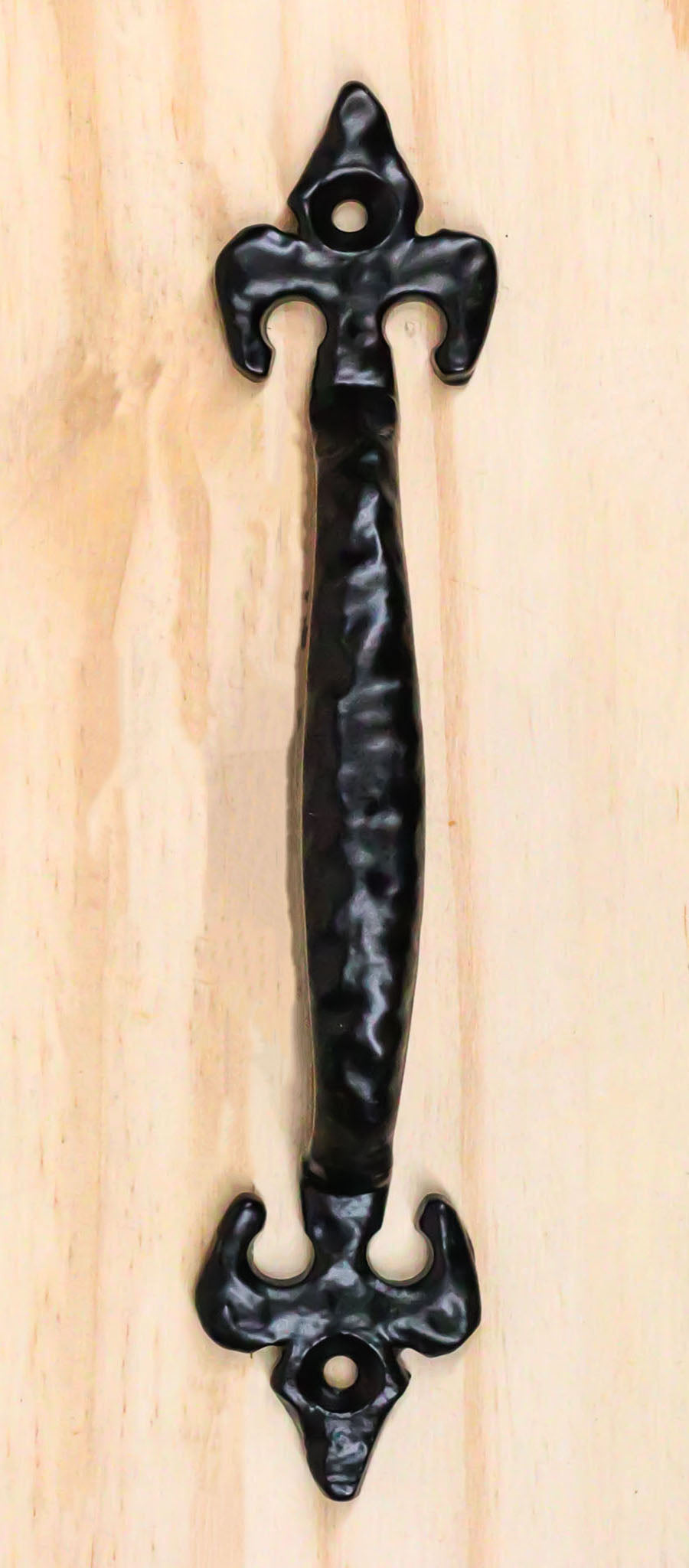 Cast Iron Rustic Black Fleur De Lis Drawer Cabinet Door Pulls Hardware 4 Pack