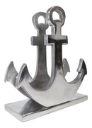 Aluminum Sailor Marine Sea Ship Anchor Decorative Paper Napkin Holder Sculpture