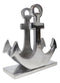 Aluminum Sailor Marine Sea Ship Anchor Decorative Paper Napkin Holder Sculpture