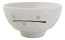 Set of 6 Contemporary Yukino Hana Snow Melamine Round Rice Miso Soup Bowls 10oz