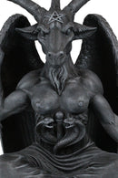 Faux Stone 3 Feet Oversized Sabbatic Goat Baphomet Statue