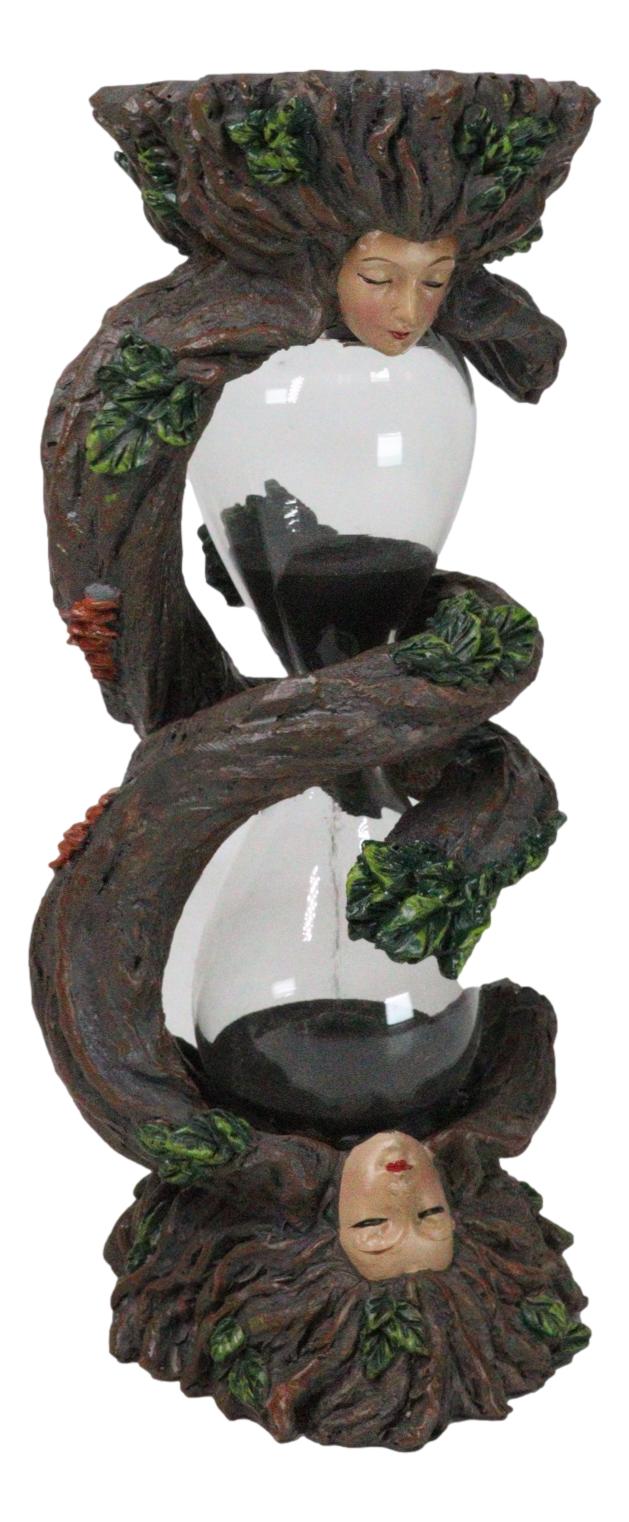 Forest Spirit Tree Lady Greenwoman Ent Gaia Spiraling Branch Sandtimer Figurine