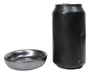 Pack Of 6 Ceramic Tetsu Kesho Black Soy Sauce Oil Condiment Round Dishes Bowls