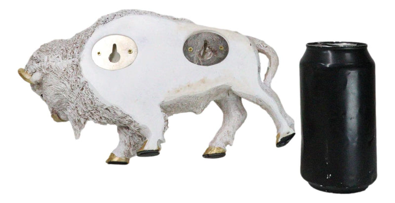 Native American Sacred White Bison Buffalo Decorative Wall Sculpture Relief