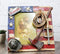 Patriotic Fire Department Fireman Helmet Hose Axe USA Flag 4"X6" Picture Frame