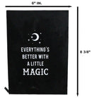 Everything's Better with A Little Magic A5 Lined Pages Velvet Cover Journal Book