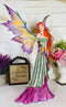 Amy Brown Large Summer Fairy Queen With Flower Adornment Statue Garden Fairies