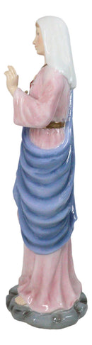 Immaculate Sacred Heart of Mary Blessed Virgin Bone China Porcelain Figurine