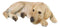 Large Realistic Sleeping Yellow Labrador Retriever Statue 21"H Golden Retriever