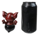 Red Scarlex Drake Potion Pals Small Baby Dragon Imp Sitting in Cauldron Figurine