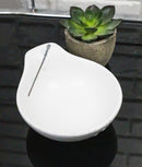 Pack Of 5 Yukino Hana Ceramic Ponzu Sauce Soup Shallow Bowls With Handle 5oz