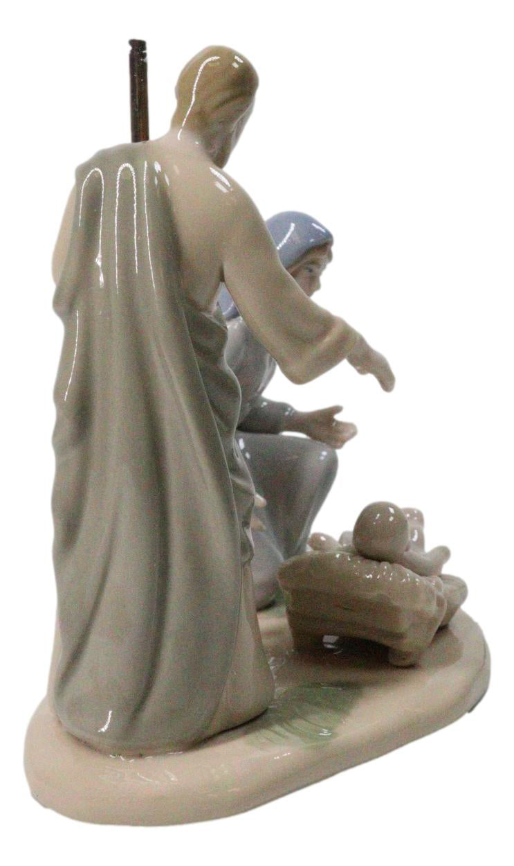 Christmas Nativity Holy Family Mary Joseph Jesus Bone China Porcelain Figurine