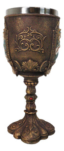 Sacred Heart Of Mary Immaculate Compassion Of The Virgin Mother Wine Goblet