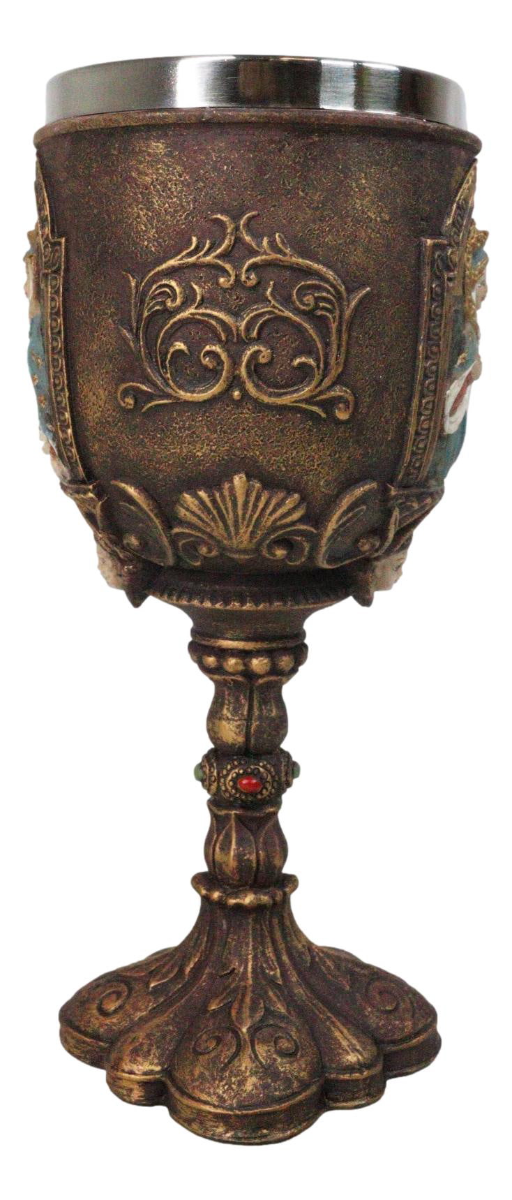 Sacred Heart Of Mary Immaculate Compassion Of The Virgin Mother Wine Goblet