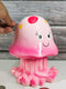 Whimsical Nautical Marine Pink Sea Jellyfish Money Coin Savings Piggy Bank