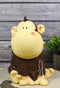 Whimsical Playful Ape Chimp Monkey Money Coin Savings Piggy Bank Figurine