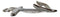 Sleek Aluminum Nautical Coastal Sea Sailor Ship Anchor 2-Peg Double Wall Hooks