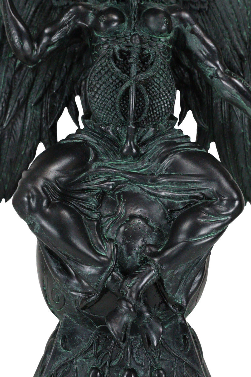 15"H Baphomet Sabbatic Goat Idol Occultic Statue Figurine Maxine Miller