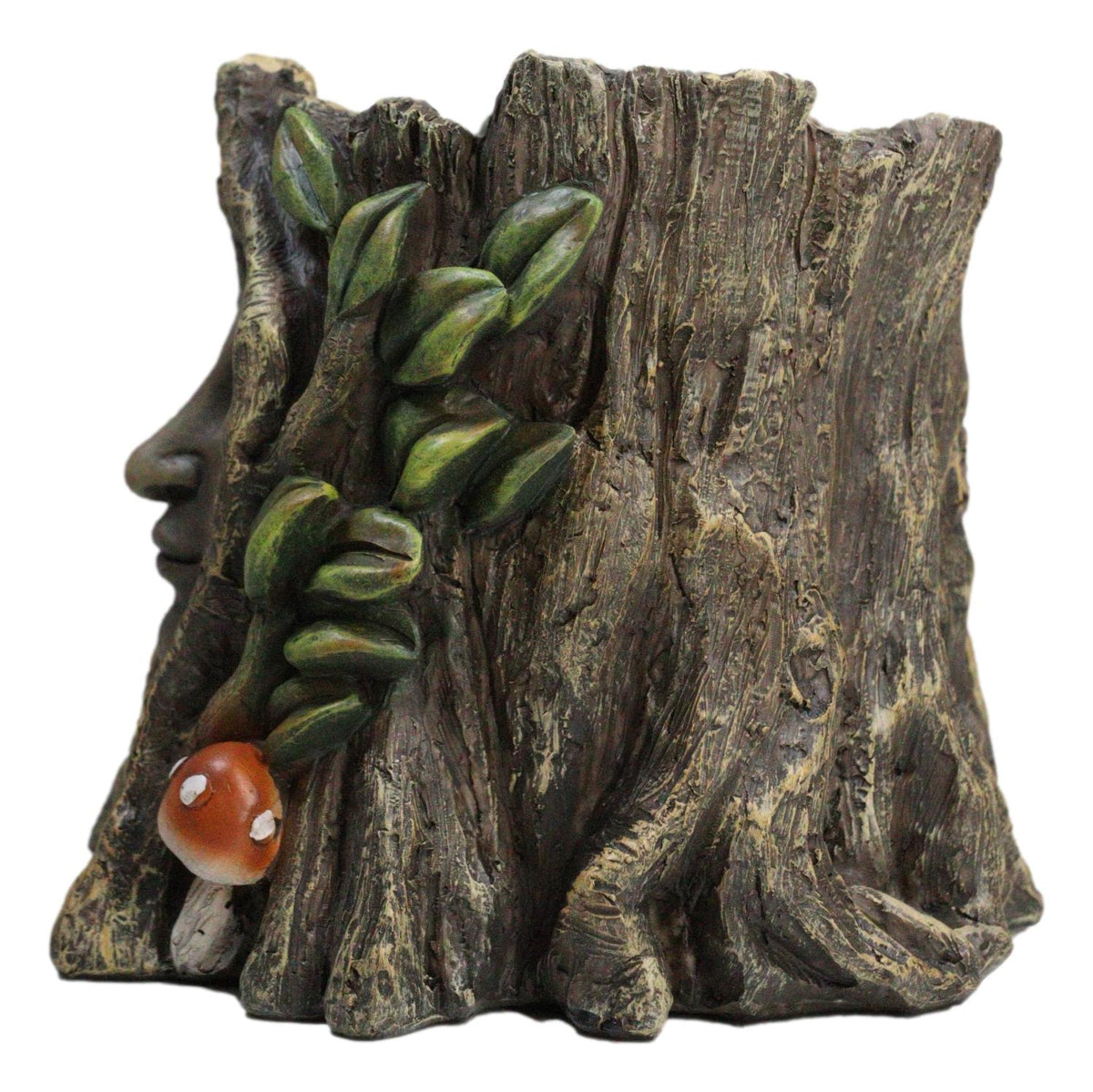 Celtic Greenman Tree Woman Gaia Dryad Ent Earth Goddess Floral Planter Figurine