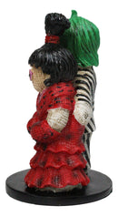 Gothic Dead Beetlejuice And Lydia Romance Halloween Pinheads Monster Figurine