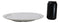 Set Of 6 Modern Yukino Hana Snowflakes Melamine Large Round Dinner Plates 11"D