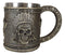Native Indian Chief With Headdress Roach Skull And Crossed Axes Coffee Mug Cup