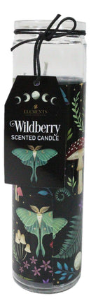 Dark Forest Hocus Pocus Magic Wildberry Wicca Tall Tube Candle Home Fragrance
