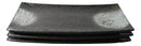 Pack Of 3 Hakumu Grey Tone Porcelain Long Rectangular Serving Platter 15"X8.5"