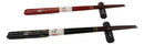 Cherry Brown And Black Moon Rabbits Set of 2 Chopsticks And Wooden Rests Set