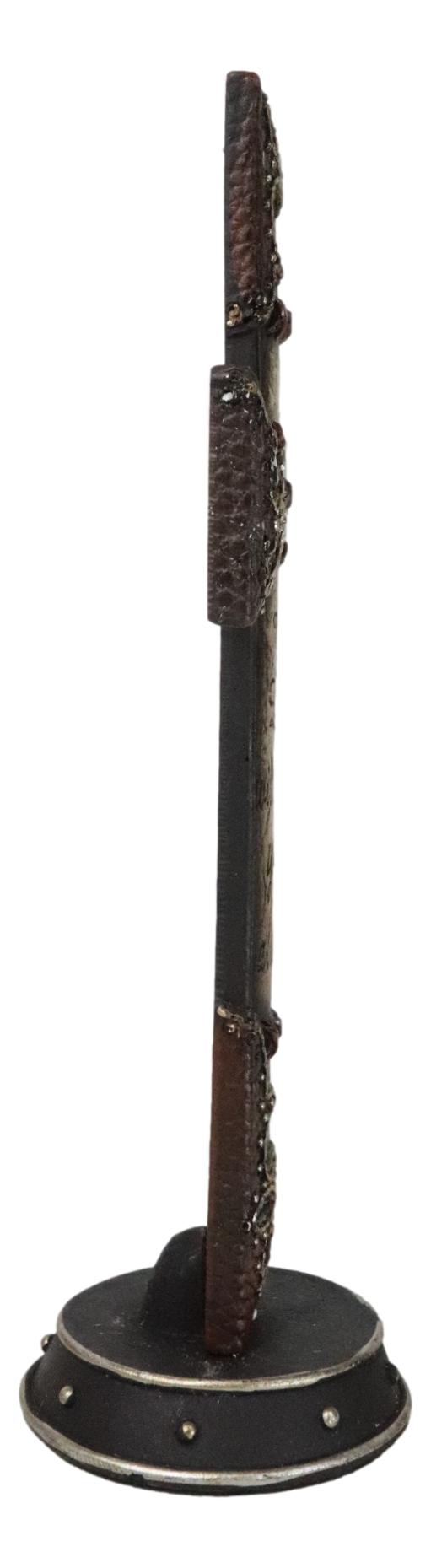 Turquoise Rustic Tuscany Family The Lord Will Guide You Always Desktop Cross