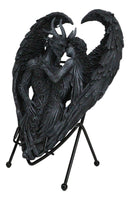 Solemn Vow Innocence Demon And Lilith Dark Angel Heart Plaque With Stand