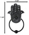 Sacred Symbols Hand of God Hamsa Palm with Evil Eye Decorative Door Knocker