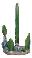 Rustic Western Desert Forest Saguaro Cactus Cacti Paper Towel Holder Stand Decor