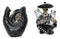 Day Of The Dead Skeleton Mariachi Band Wine And Salt Pepper Shakers Holder Set