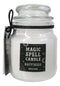 Set of 3 Wicca Halloween Ritual White Sage Happiness Spell Candle in Glass Jar
