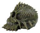 Macabre Eerie Spiked Venomspire Snecko Swamp Skull Decorative Figurine 7.5" L