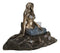 Art Nouveau Ocean Marine Siren Mermaid by Sea Stars Shells Votive Candle Holder