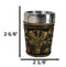 Set Of 2 Occultic Pagan Pentagram Sigil Of Baphomet Sabbatic Goat Shot Glasses